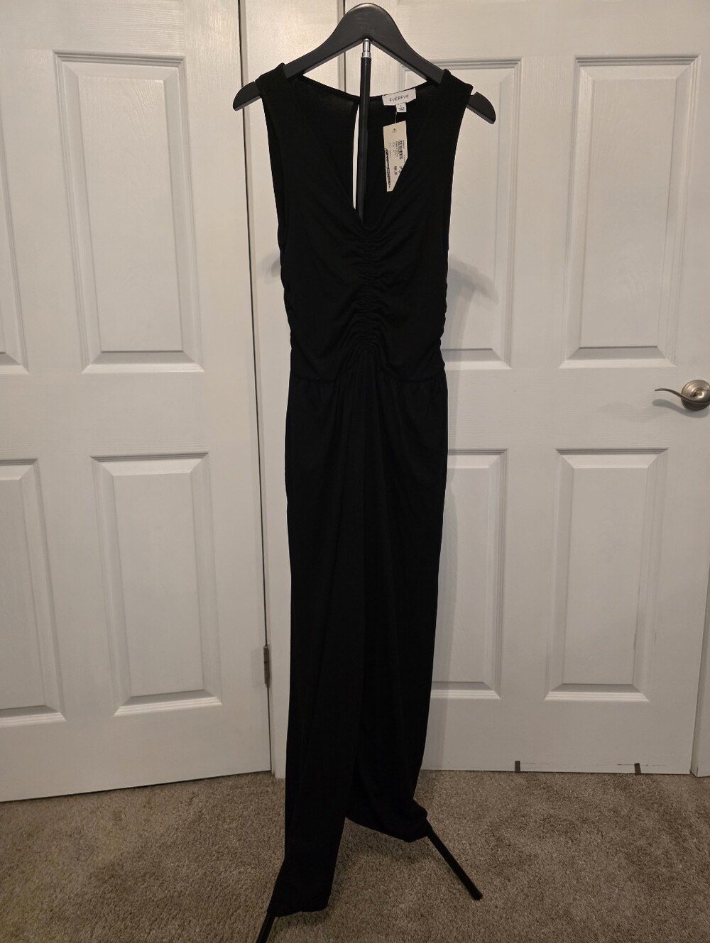 NWT Evereve Black Sleeveless Jumpsuit